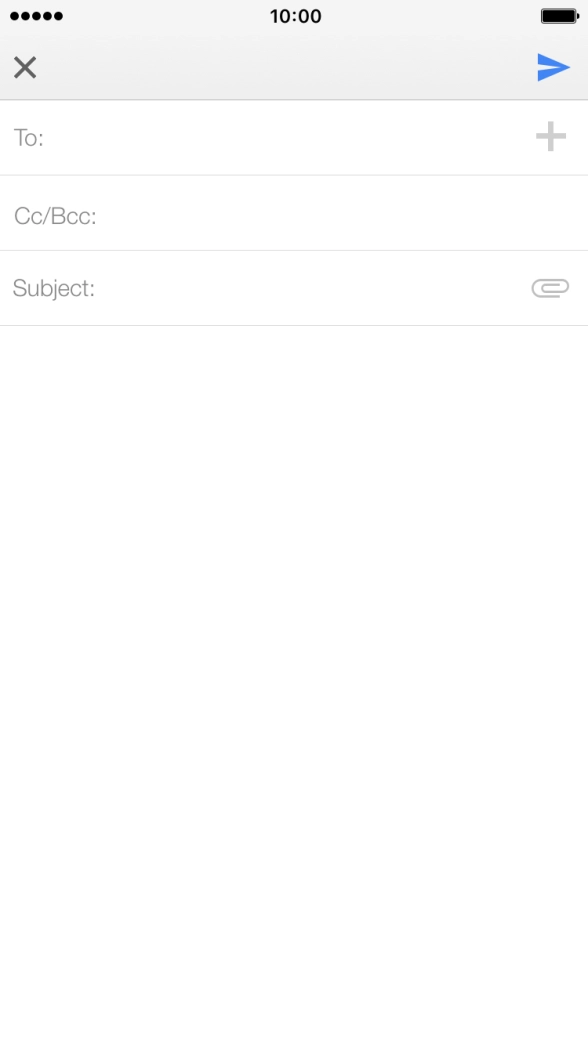 Press the search field and key in the first letters of the recipient's name. Press the search field and key in the first letters of the recipient's name.