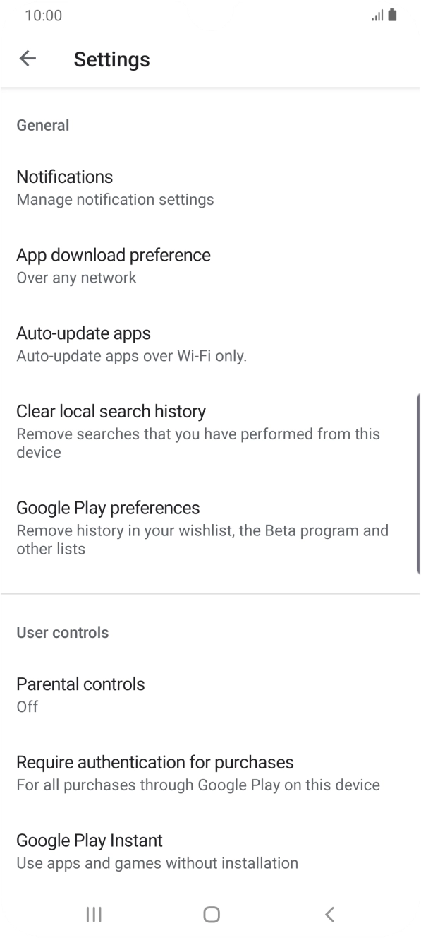 Press Auto-update apps. Press Auto-update apps.