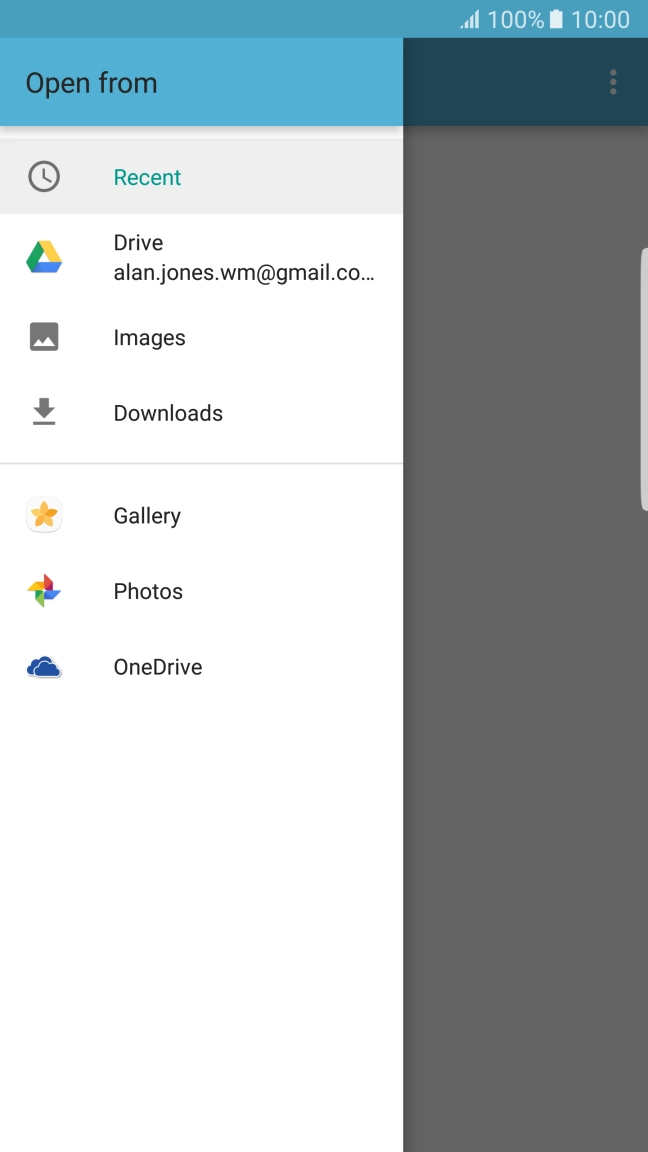 Press Images and go to the required folder.