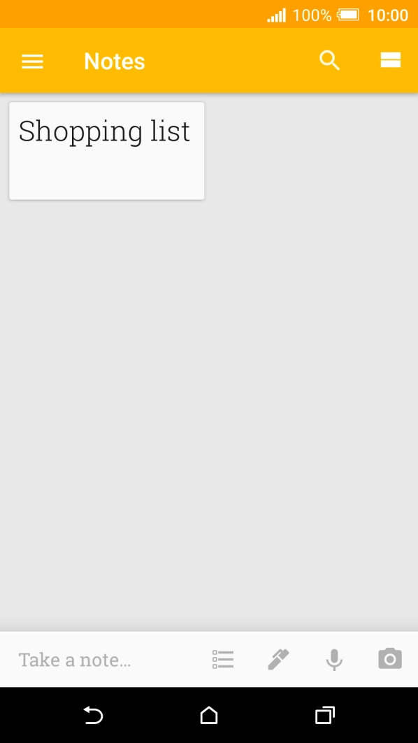 Press the Home key to return to the home screen.