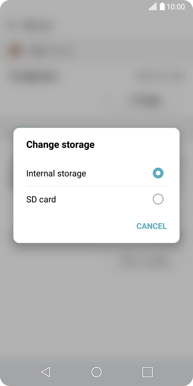 Press SD card.