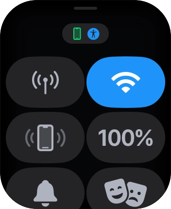 Press the required function to open an application or turn the function on or off.