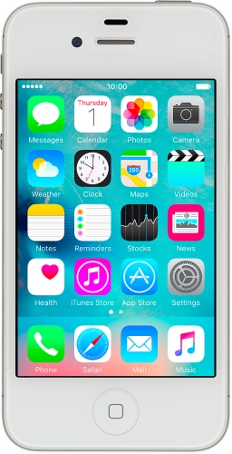 Image 1: Apple iPhone 4S in White Large product image