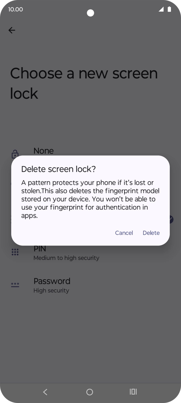 Press Delete.