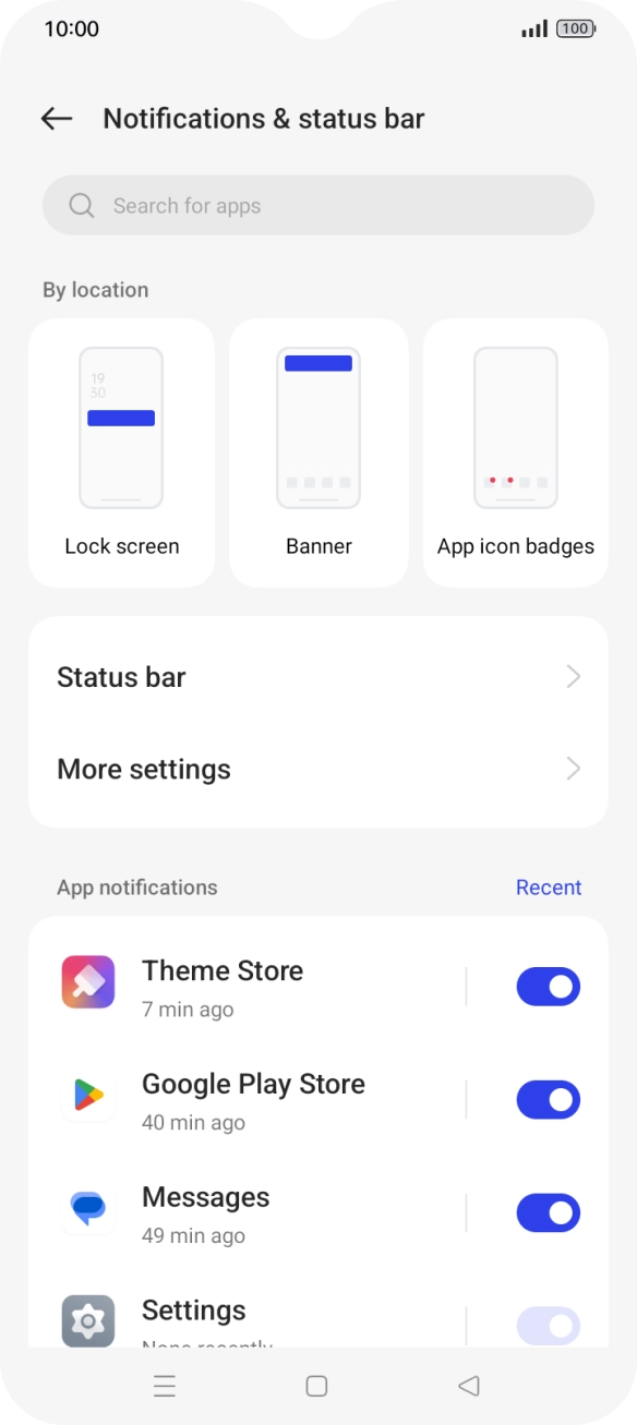 Press the drop down list next to Press the drop down list next to