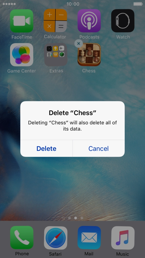Press Delete.