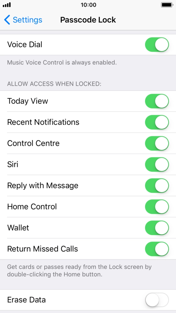 Press the indicator next to Press the indicator next to
