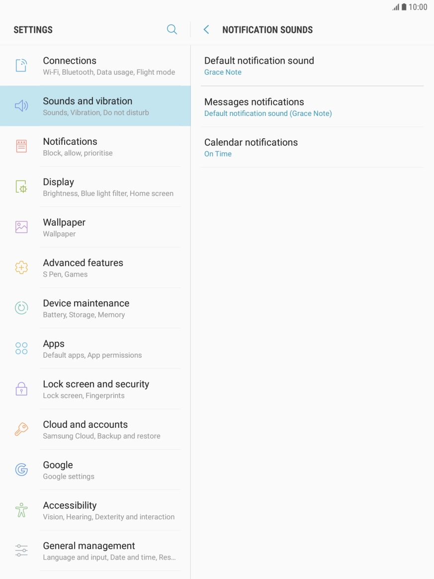 Press Messages notifications.