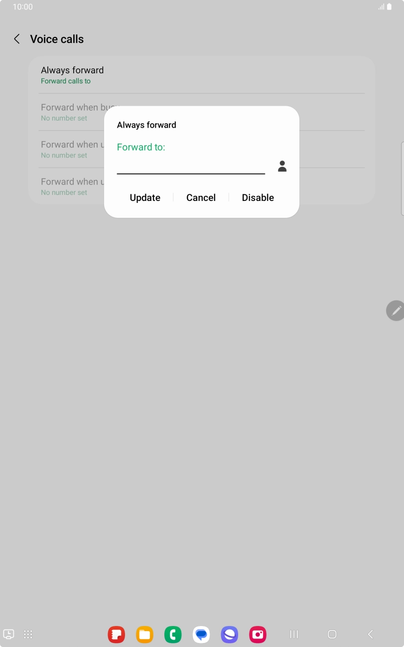 Press Disable.