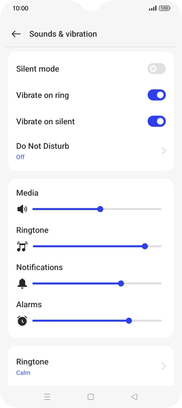 Press Ringtone.