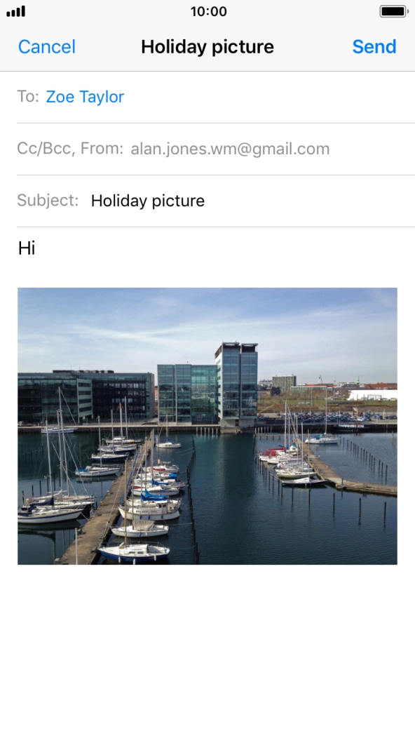 Press Send.