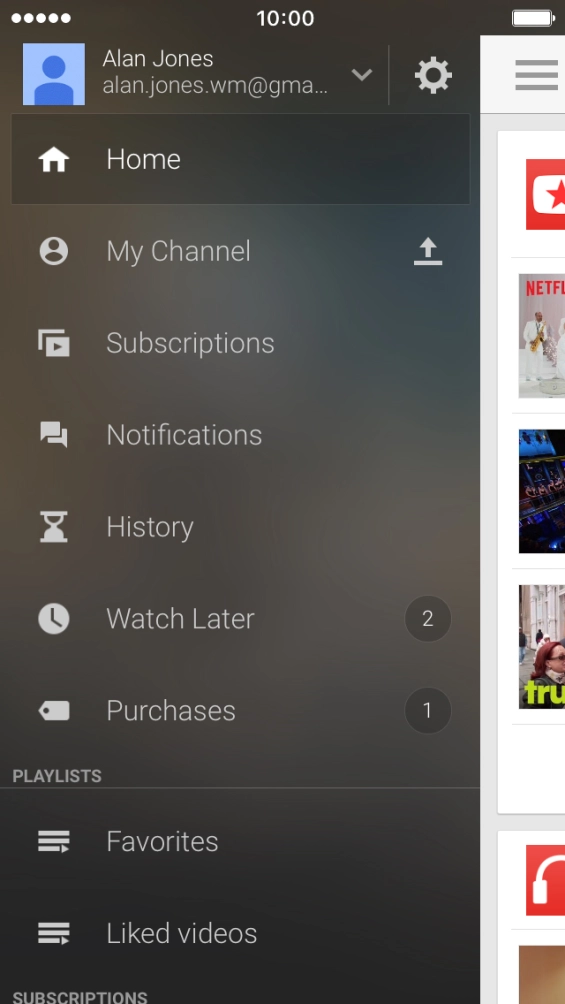 Press the upload icon. Press the upload icon.