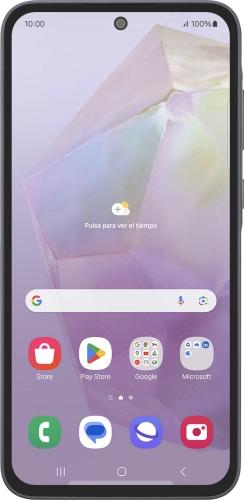 Imagen 1: Vista frontal del Samsung Galaxy A35 5G - Black