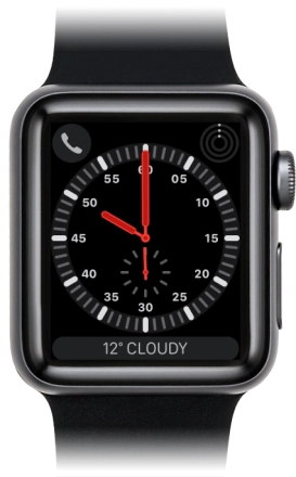 Image 1: Front view of the Apple Watch Series 3