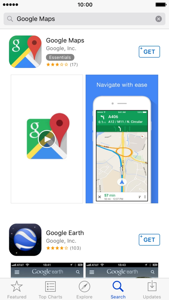 Press Google Maps. Press Google Maps.