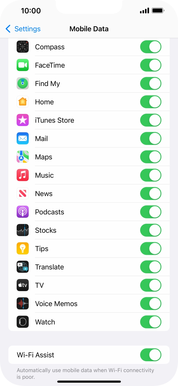 Press the indicator next to Press the indicator next to