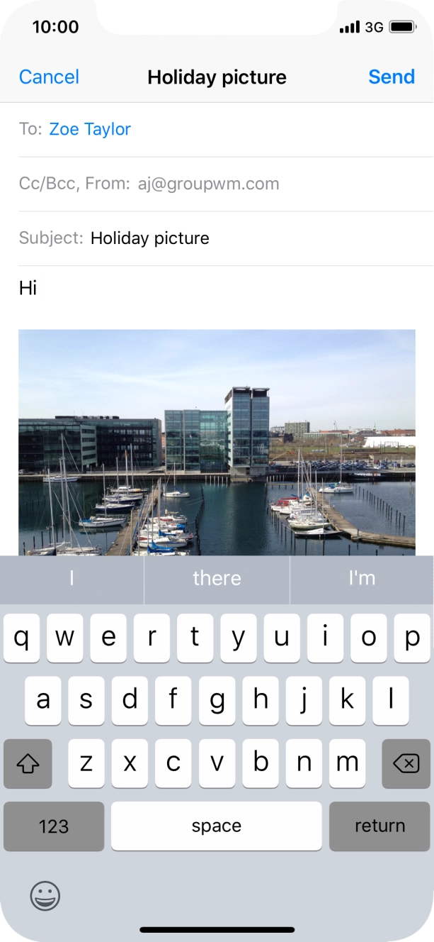 Press Send.