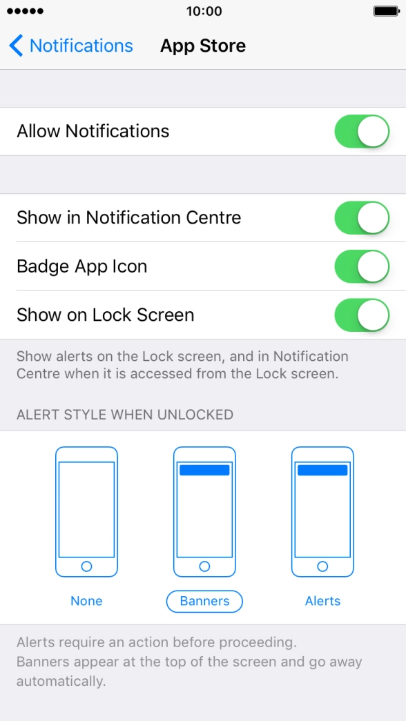 Press the indicator next to Press the indicator next to