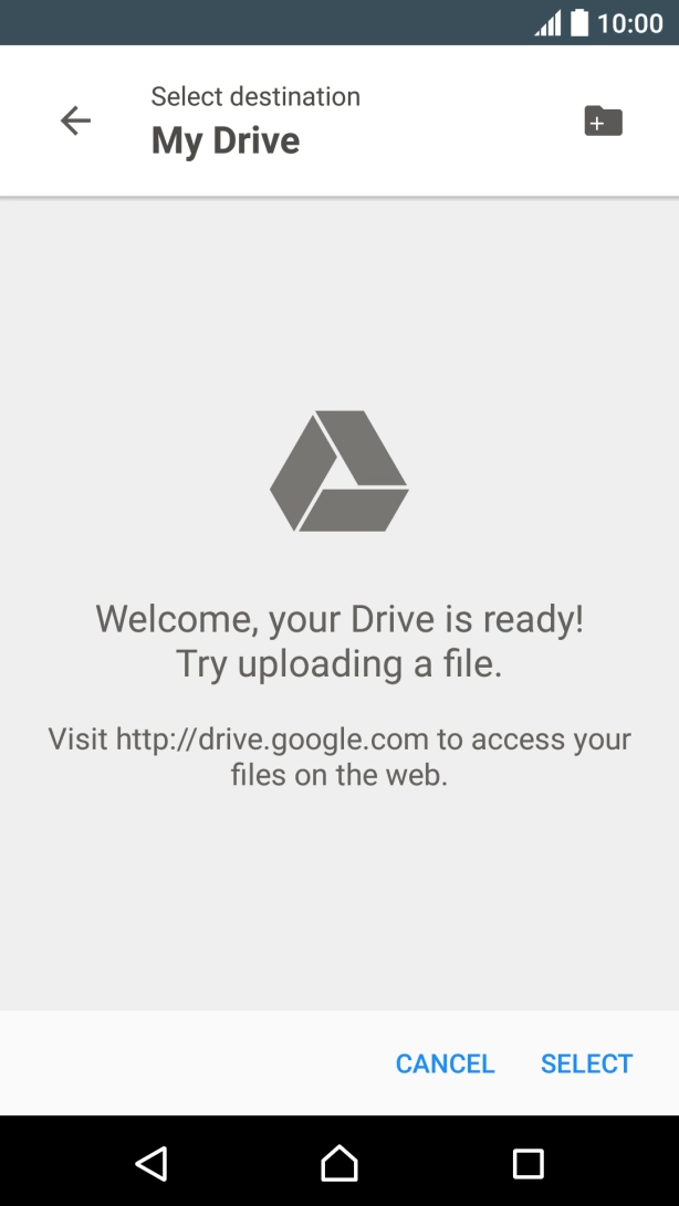 Press the new folder icon. Press the new folder icon.