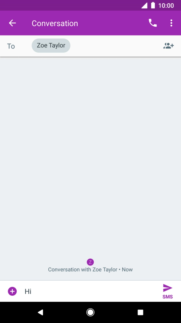 Press the attachment icon. Press the attachment icon.