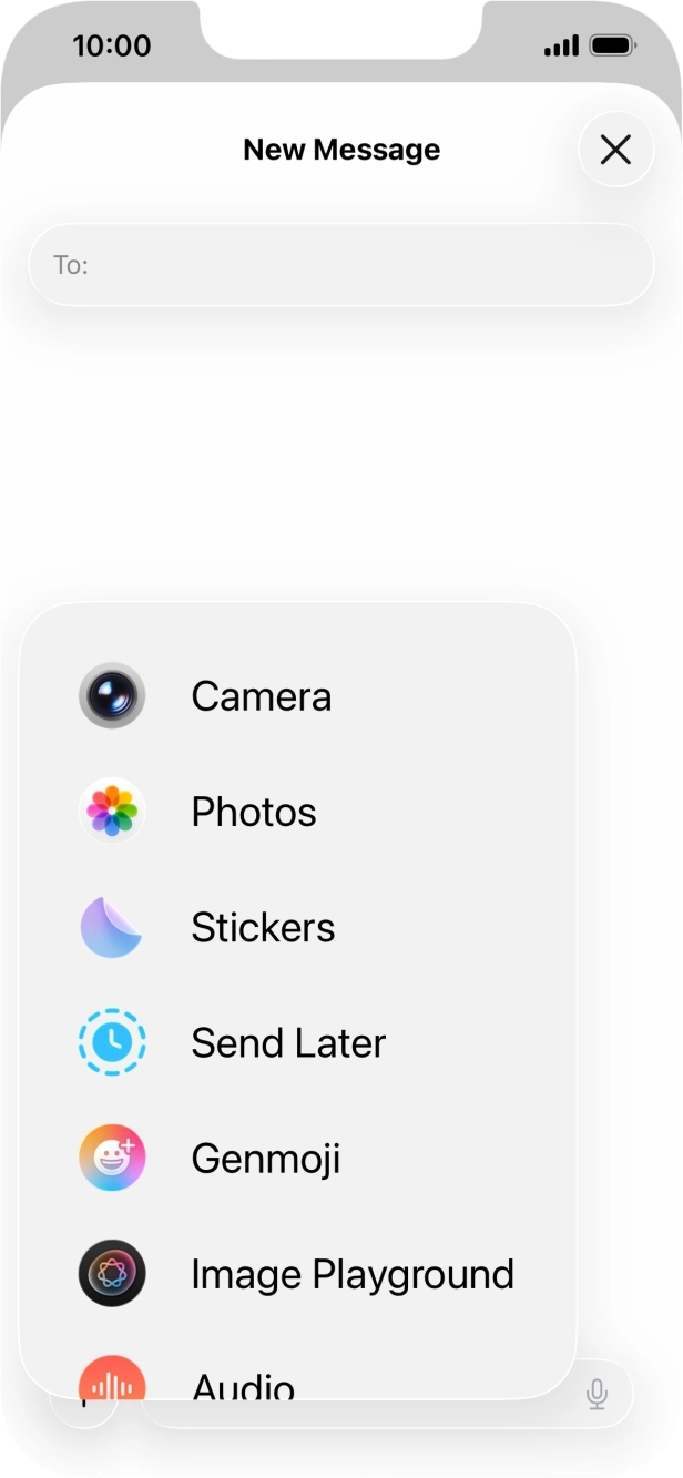 Press Genmoji.