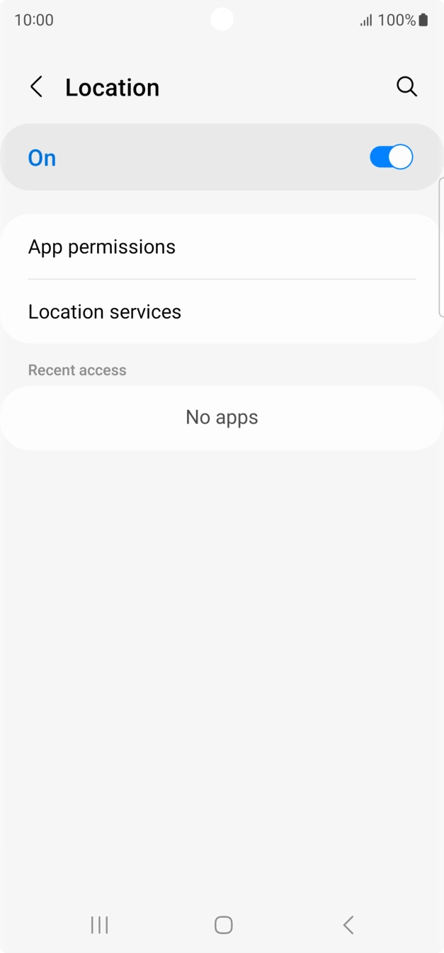 Press App permissions. Press App permissions.