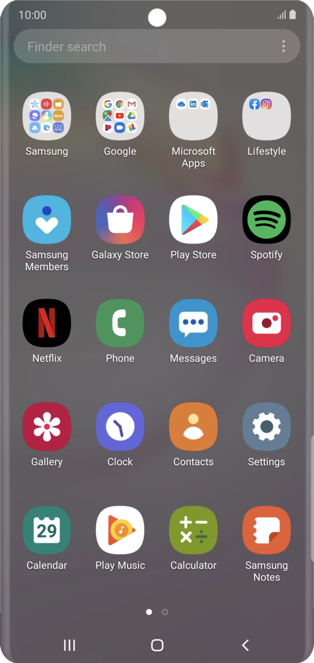 Press Play Store.