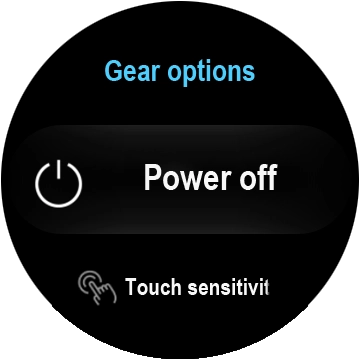 Press Power off.