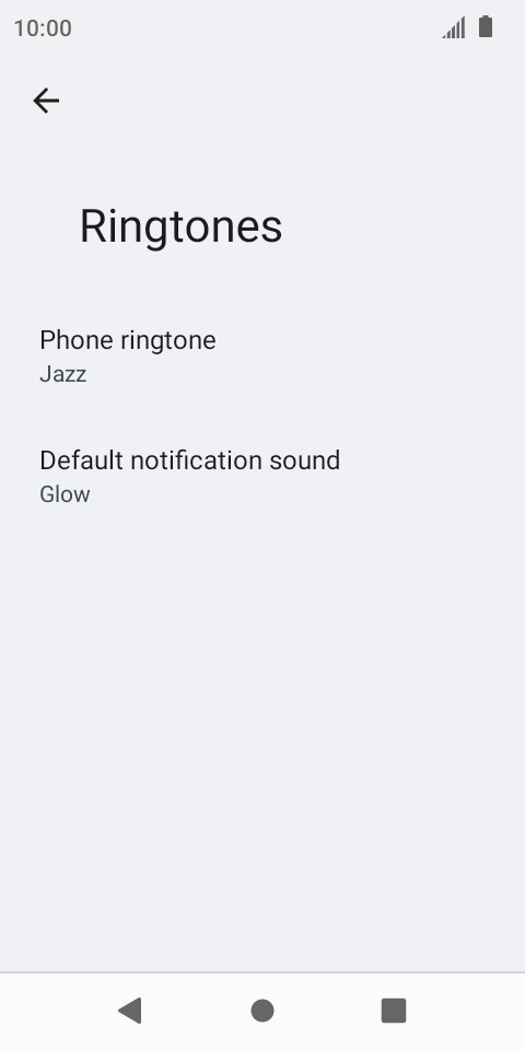 Press the Home key to return to the home screen.