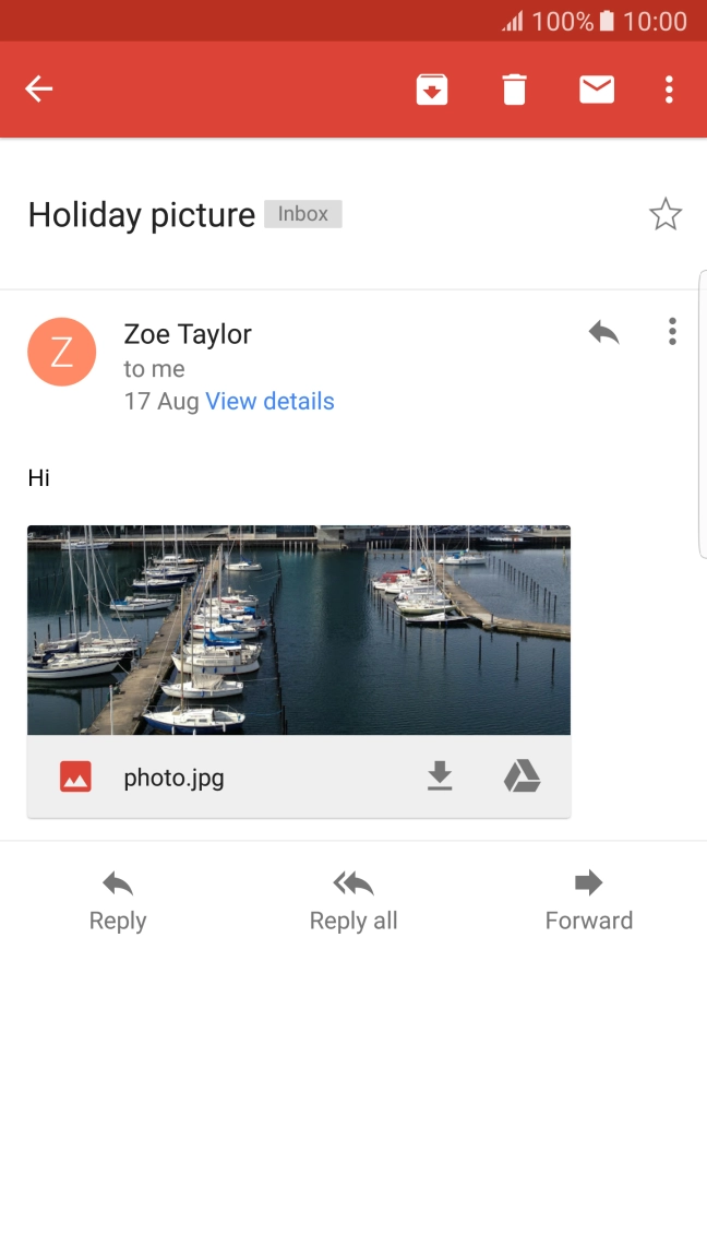 Press Reply.