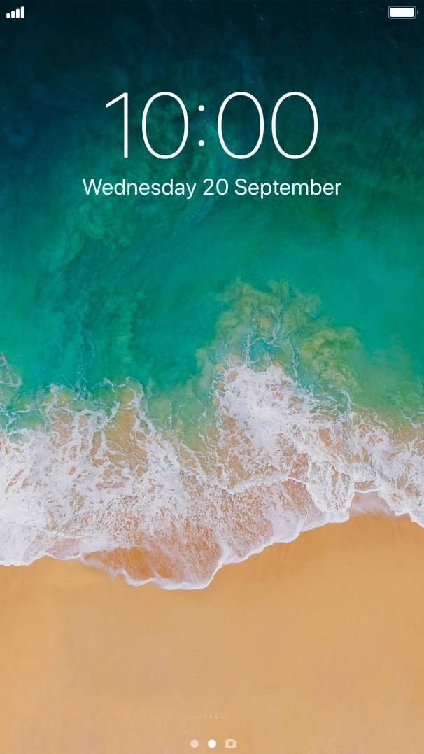 Press the Home key twice. Press the Home key twice.