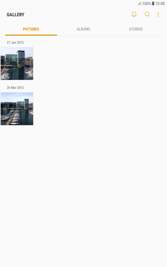 Press ALBUMS and go to the required folder. Press ALBUMS and go to the required folder.