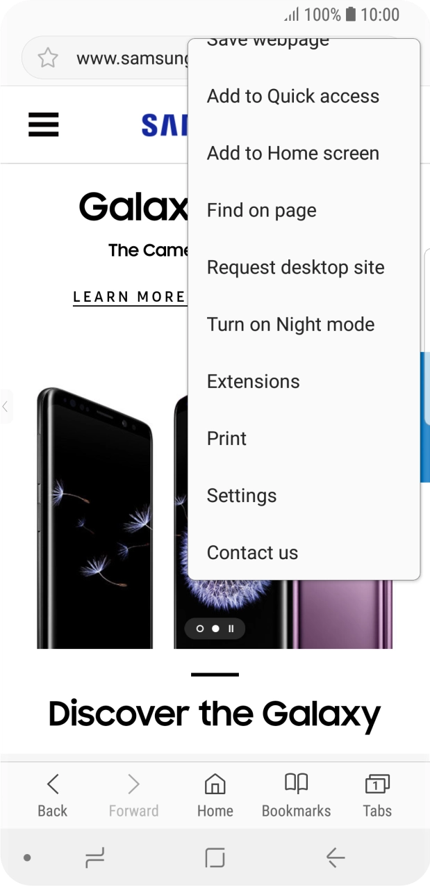 Press Settings. Press Settings.
