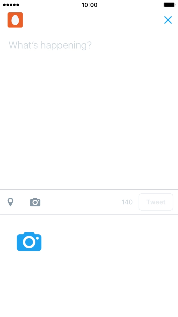 Press the text input field.