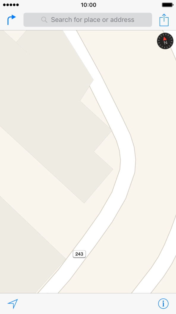 Press Search for place or address. Press Search for place or address.
