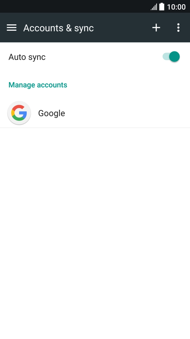 Press the required account. Press the required account.