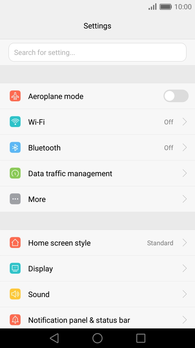 Press Bluetooth. Press Bluetooth.