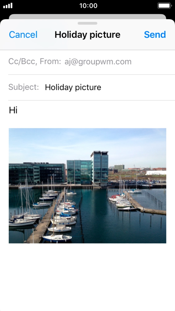 Press Send.