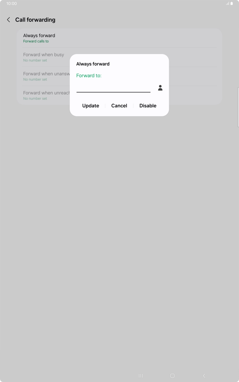 Press Disable.