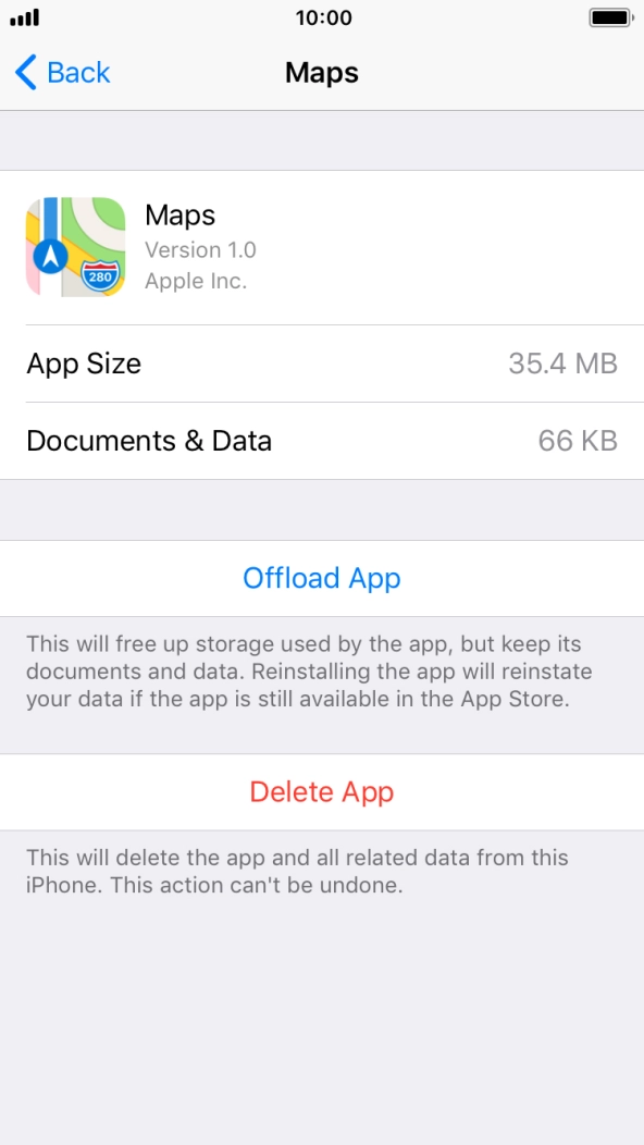 Press Offload App.