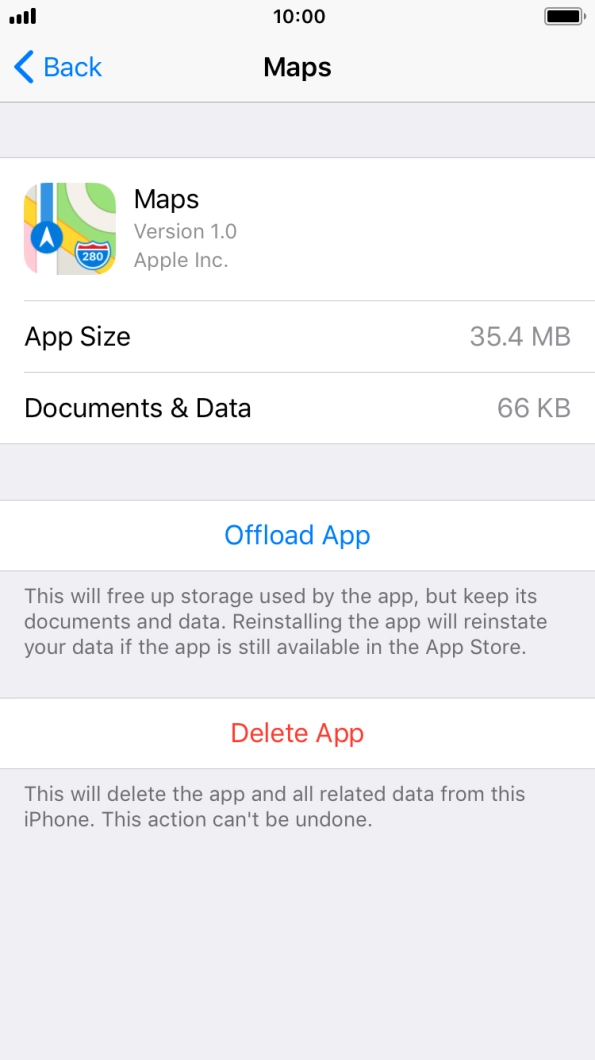 Press Offload App.