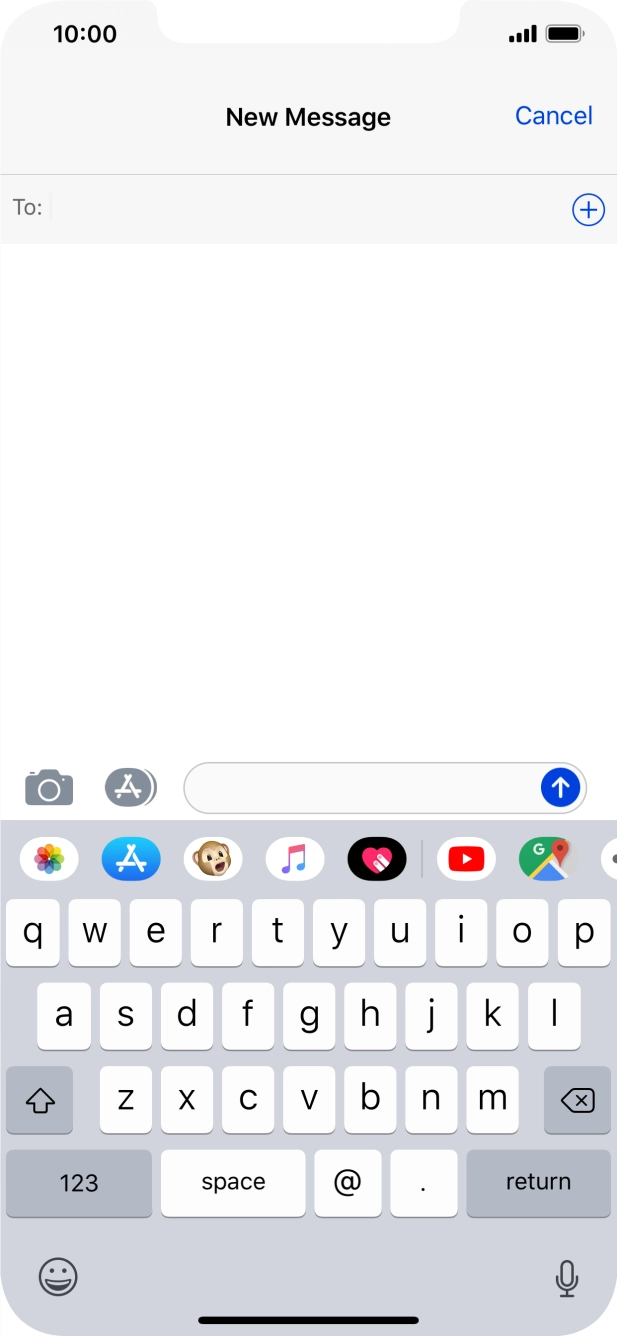 Press To and key in the first letters of the recipient's name. Press To and key in the first letters of the recipient's name.