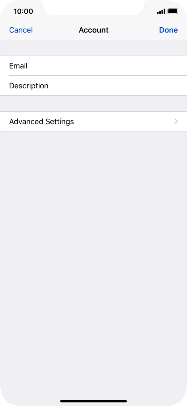 Press Advanced Settings. Press Advanced Settings.