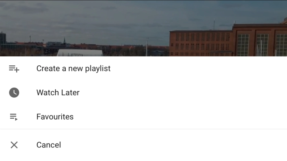 Press the required playlist. Press the required playlist.