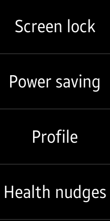 Press Screen lock.