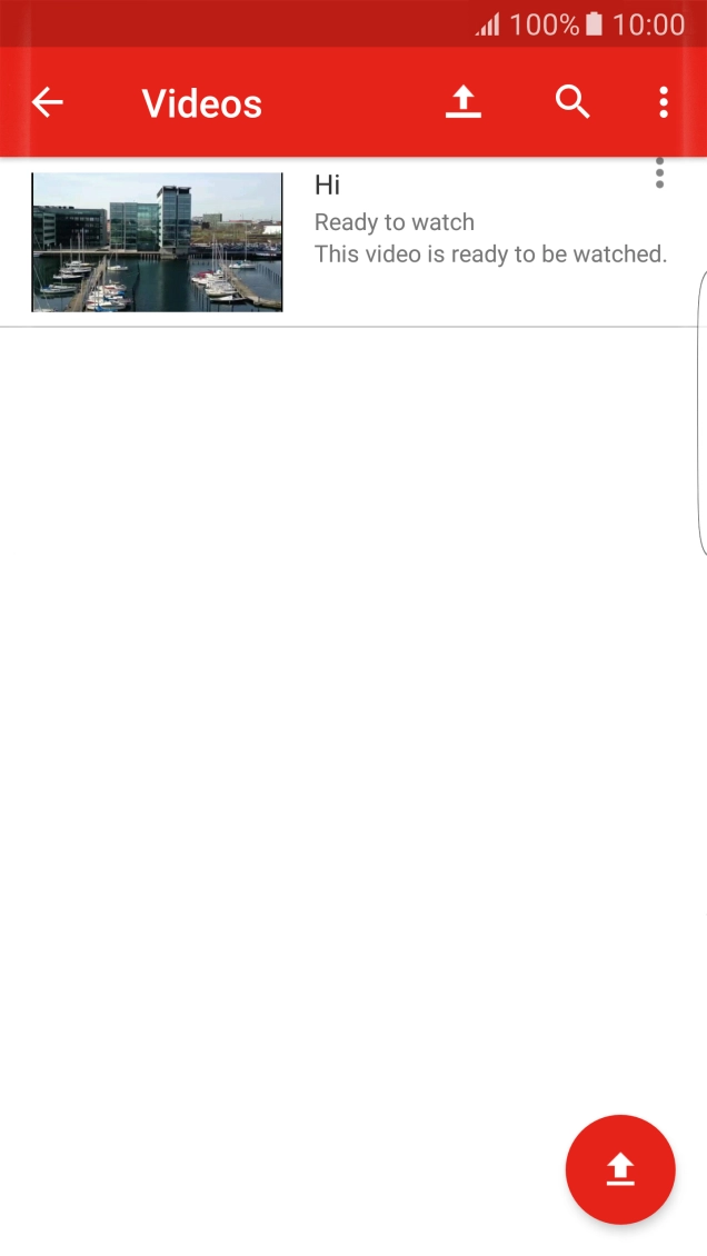 Press the search icon. Press the search icon.
