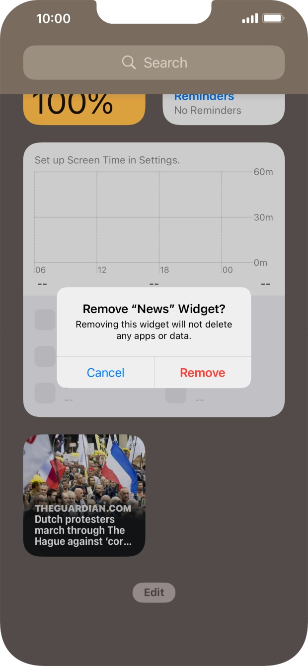 Press Remove. Press Remove.