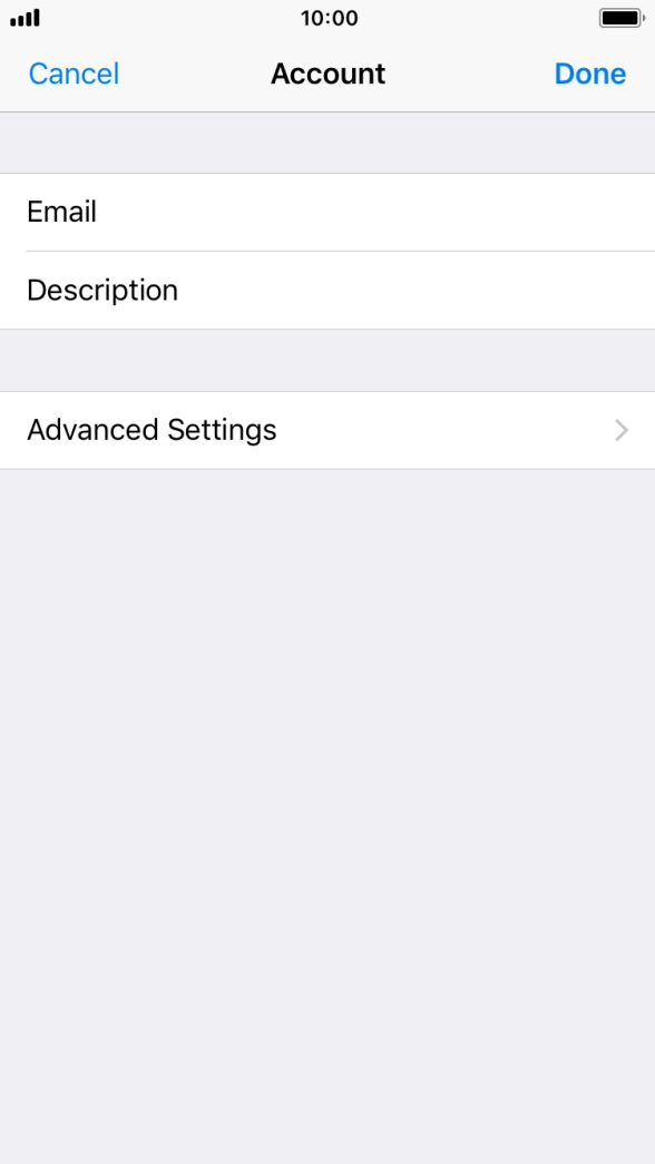 Press Advanced Settings. Press Advanced Settings.
