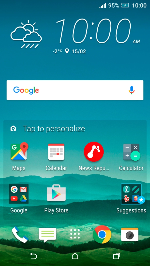 When the battery charging icon is displayed, the battery is charging.