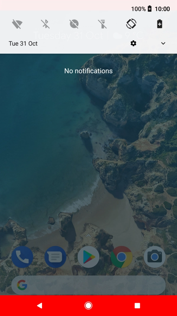 Press the Home key to return to the home screen. Press the Home key to return to the home screen.